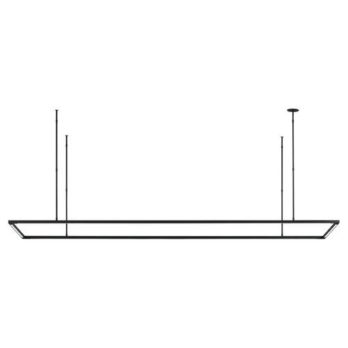 Visual Comfort Modern Collection Stagger 84-Inch LED Linear Light in Black by Visual Comfort Modern 700LSSTG84B-LED927