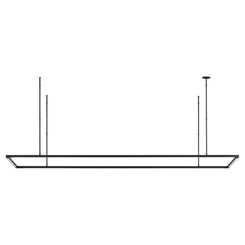 Stagger 84-Inch LED Linear Light in Black by Visual Comfort Modern