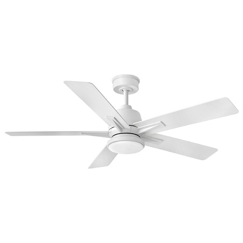 Hinkley Hinkley Alta Matte White LED Ceiling Fan with Light 905152FMW-LWD