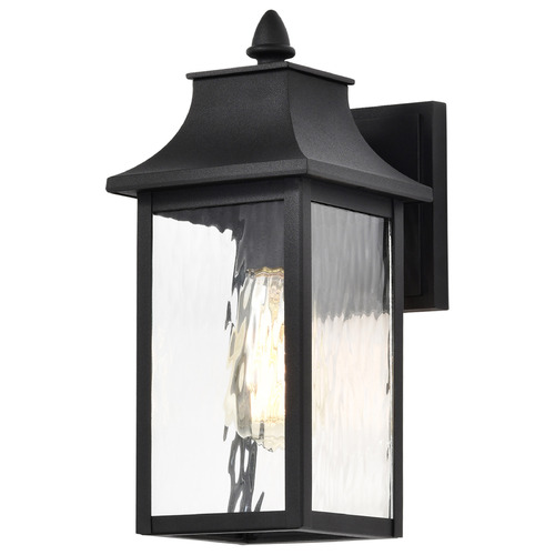 Austen Matte Black Outdoor Wall Light by Nuvo Lighting