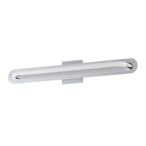 Loop Polished Chrome LED Vertical Bathroom Light by ET2 Lighting