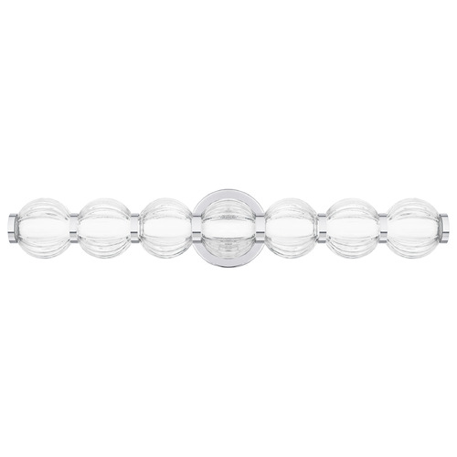 Quoizel Lighting Quoizel Lighting Elway Polished Chrome LED Vertical Bathroom Light PCELW8525C