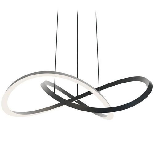 AFX Lighting Afx Lighting Celeste Black LED Pendant Light CLSP24LAJUDBK