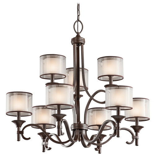 Lacey 34.25-Inch Chandelier in Mission Bronze by Kichler Lighting