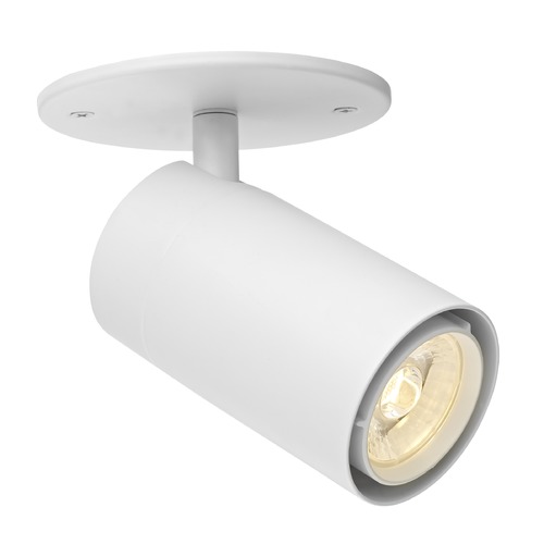 Recesso LED Monopoint Cylinder Light in White 2700K