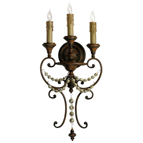 Meriel Antiqued Sienna Sconce by Cyan Design