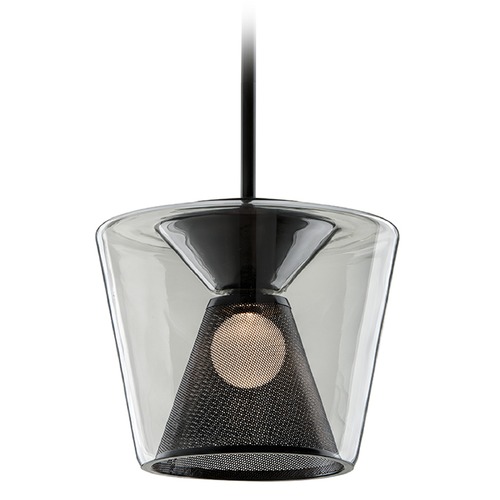 Berlin 15.50-Inch Gun Metal LED Pendant by Troy Lighting