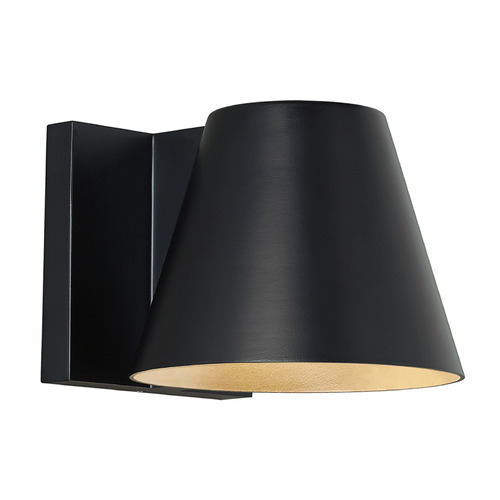 Sean Lavin Bowman 4-Inch 2700K LED Outdoor Wall Light in Black by VC Modern