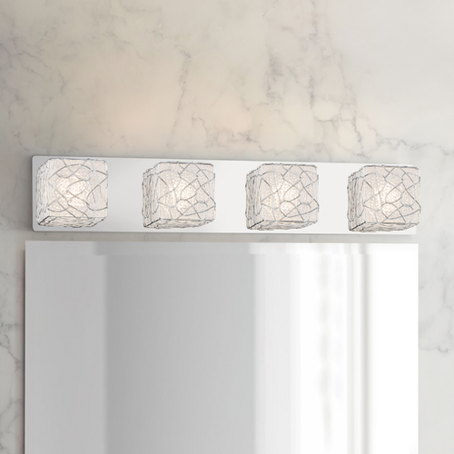 Livewire 27.50-Inch Vanity Light in Chrome by George Kovacs