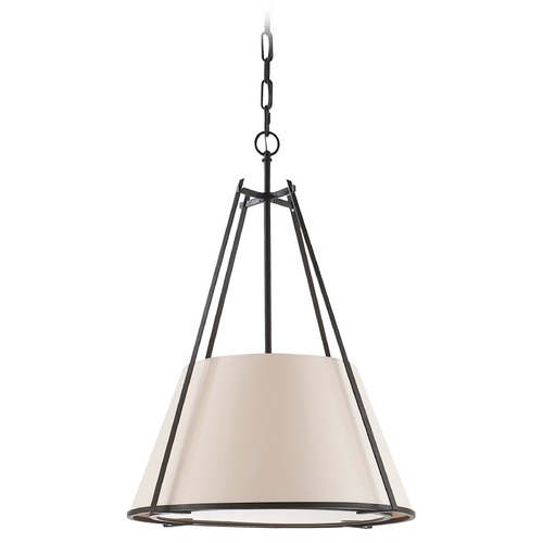 Visual Comfort Signature Collection Ian K. Fowler Aspen Hanging Shade in Black Rust by Visual Comfort Signature S5033BRNP