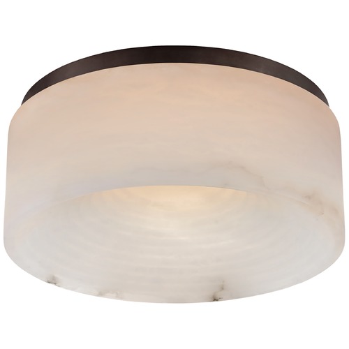 Visual Comfort Signature Collection Kelly Wearstler Otto Medium Flush Mount in Bronze by Visual Comfort Signature KW4902BZALB