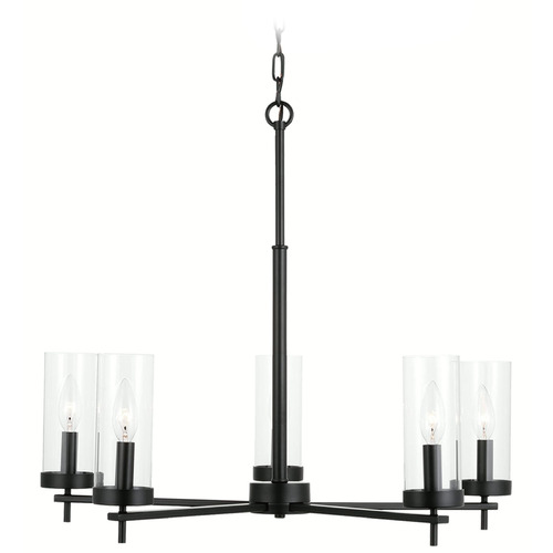 Visual Comfort Studio Collection Visual Comfort Studio Collection Zire Midnight Black Chandelier 3190305-112