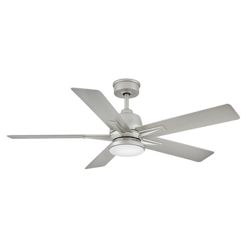 Hinkley Hinkley Alta Brushed Nickel LED Ceiling Fan with Light 905152FBN-LWD