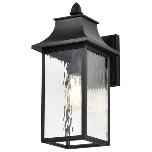 Austen Matte Black Outdoor Wall Light by Nuvo Lighting