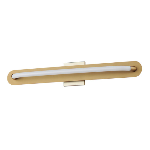 Loop Gold LED Vertical Bathroom Light by ET2 Lighting