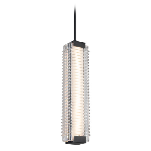 Alora Lighting Alai Urban Bronze LED Pendant Light with Rectangle Shade