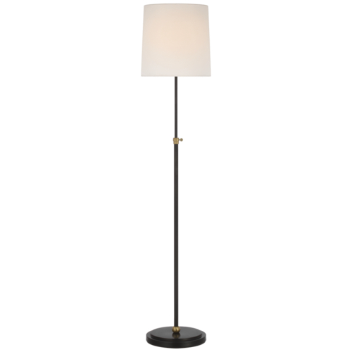 Visual Comfort Signature Collection Bryant Adjustable Cordless Floor Lamp Bronze & Brass by VC Signature TOB1022BZ/HAB-L-CL