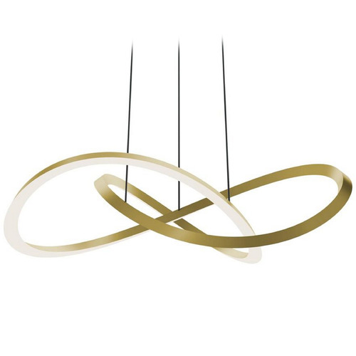 Afx Lighting Celeste Light Antique Brass LED Pendant Light