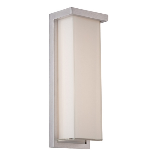 Ledge 14-Inch LED Outdoor Wall Light in Brushed Aluminum by Modern Forms