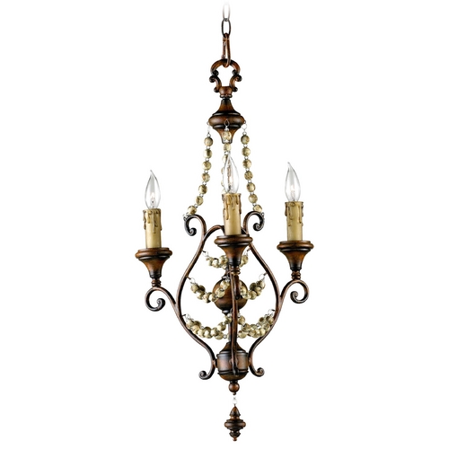Meriel Antiqued Sienna Chandelier by Cyan Design