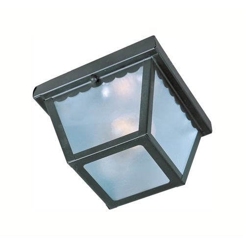 Maxim Lighting Maxim Lighting Outdoor Essentials Black Close To Ceiling Light 6203FTBK