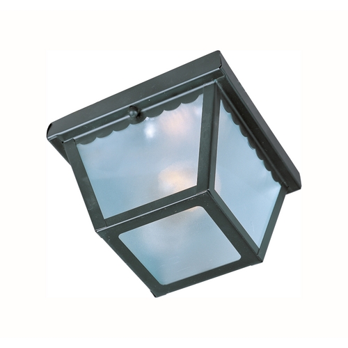 Outdoor Essentials Black Flush Mount by Maxim Lighting