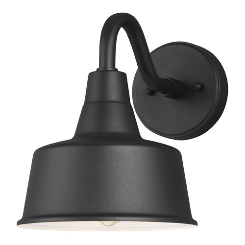 Outdoor Barn Light 10-Inch Wall Mount in Black by Visual Comfort Studio
