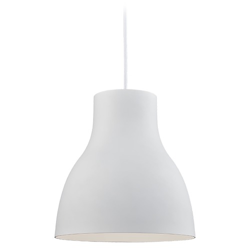 Kuzco Lighting Cradle White Pendant by Kuzco Lighting 494213-WH