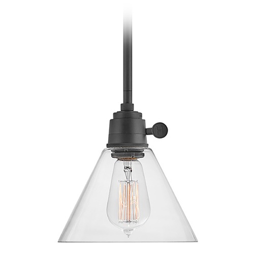 Arti Small Pendant in Black by Hinkley Lighting