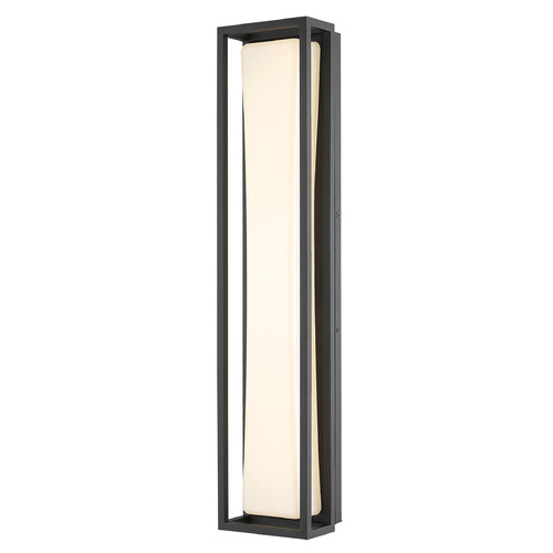 Baden Black LED Outdoor Wall Light by Z-Lite