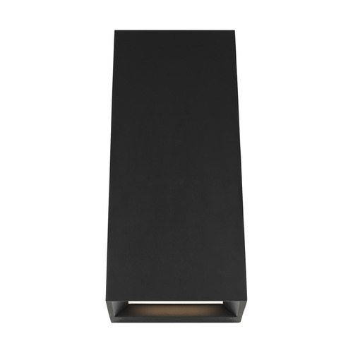 Sean Lavin Pitch 12-Inch 277V 3000K LED Outdoor Wall Light in Black by Visual Comfort Modern