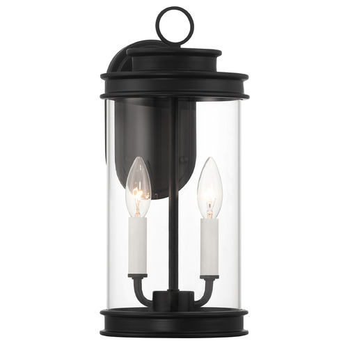 Savoy House Lighting Englewood Matte Black Outdoor Wall Light