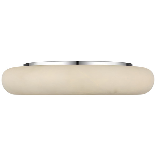 Formosa Polished Nickel Alabaster Wall Sconce