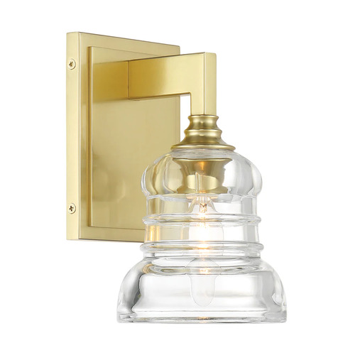 Gregory Wall Sconce in Aged Brass by Crystorama Lighting