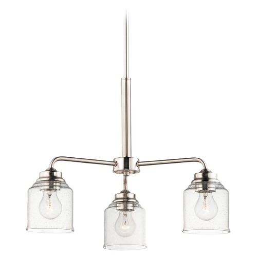 Acadia Satin Nickel Chandelier by Maxim Lighting