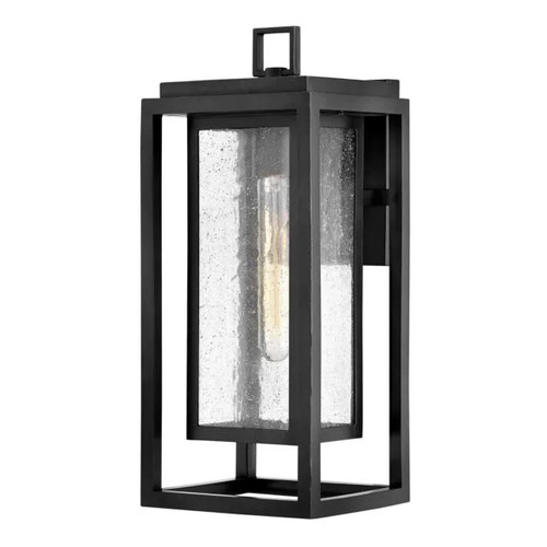 Republic 16-Inch Black Outdoor Wall Light by Hinkley Lighting