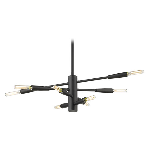 Z-Lite Ascension Matte Black Chandelier by Z-Lite 737-8MB