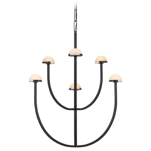 Kelly Wearstler Pedra Chandelier in Bronze by Visual Comfort Signature