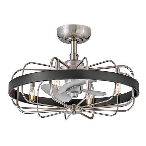 Hinkley Hinkley Eli Brushed Nickel LED Ceiling Fan with Light 905022FBN-LIA