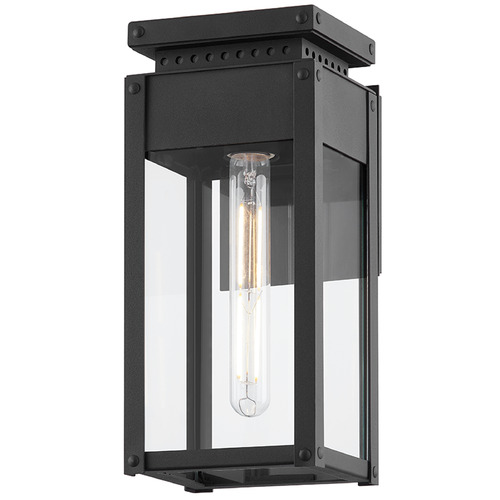 Troy Lighting Troy Lighting Braydan Textured Black LED Outdoor Wall Light B8513-TBK