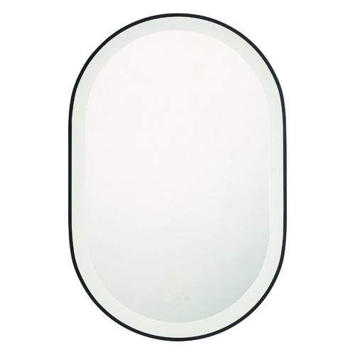 Eurofase Lighting Sara 36-Inch 3CCT LED Oval Mirror in Matte Black by Eurofase Lighting 47562-028