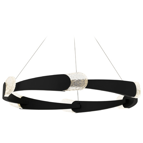 Quoizel Lighting Saffron Matte Black LED Pendant Light