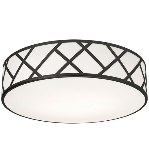 Afx Lighting Haven Black Flushmount Light