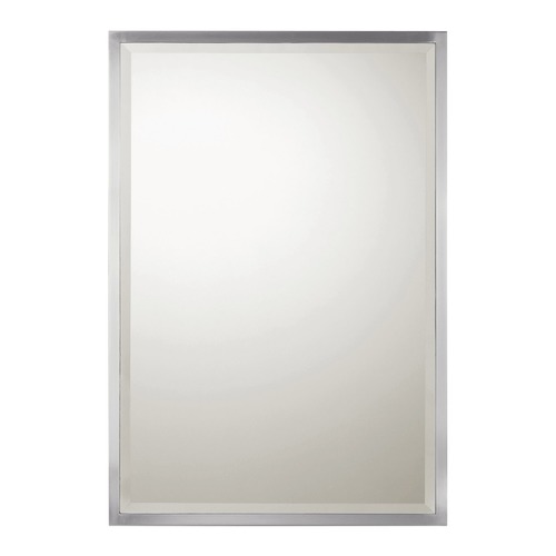 26 x 38-Inch Beveled Mirror in Brushed Nickel by Capital Lighting