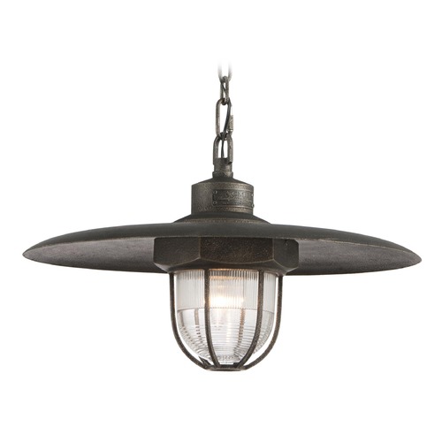 Troy Lighting Acme 22-Inch Aged Silver Pendant by Troy Lighting F3897