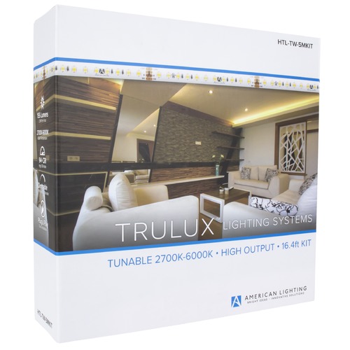Trulux TunAble CCT 24V LED Tape Light Kit 16.4-Foot by American Lighting