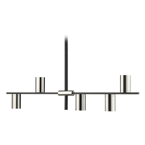 Calumet Matte Black & Polished Nickel Linear Light by Z-Lite