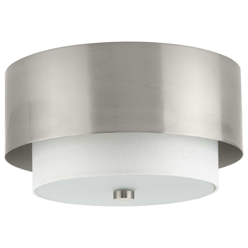 Progress Lighting Silva Brushed Nickel Flushmount Light