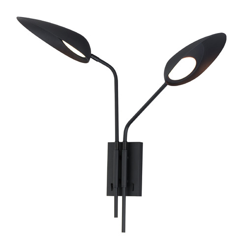 ET2 Lighting Marsh Black LED Sconce by ET2 Lighting E24092-BK