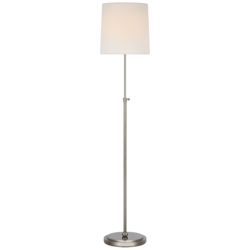 Visual Comfort Signature Collection Bryant Adjustable Cordless Floor Lamp in Nickel by VC Signature TOB1022PN-L-CL